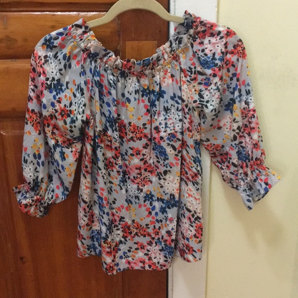 Devlin Tops - Off the shoulder floral blouse from Revolve